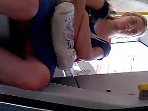 辛Shemale Stroking彼女の ...